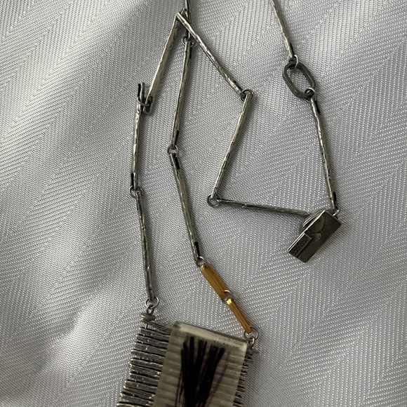 Magpie Silver and Gold Necklace - Picture 3 of 3